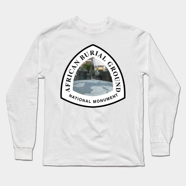 African Burial Ground National Monument trail marker Long Sleeve T-Shirt by nylebuss